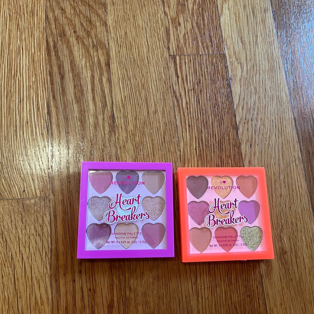 I Love Revolution Heart Breakers Pallets Sweetheart & Fiery New